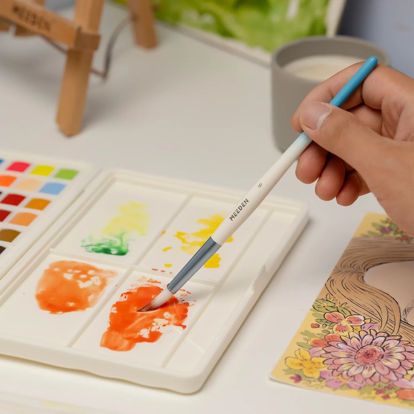 Ice Watercolour Brush 10pc Set