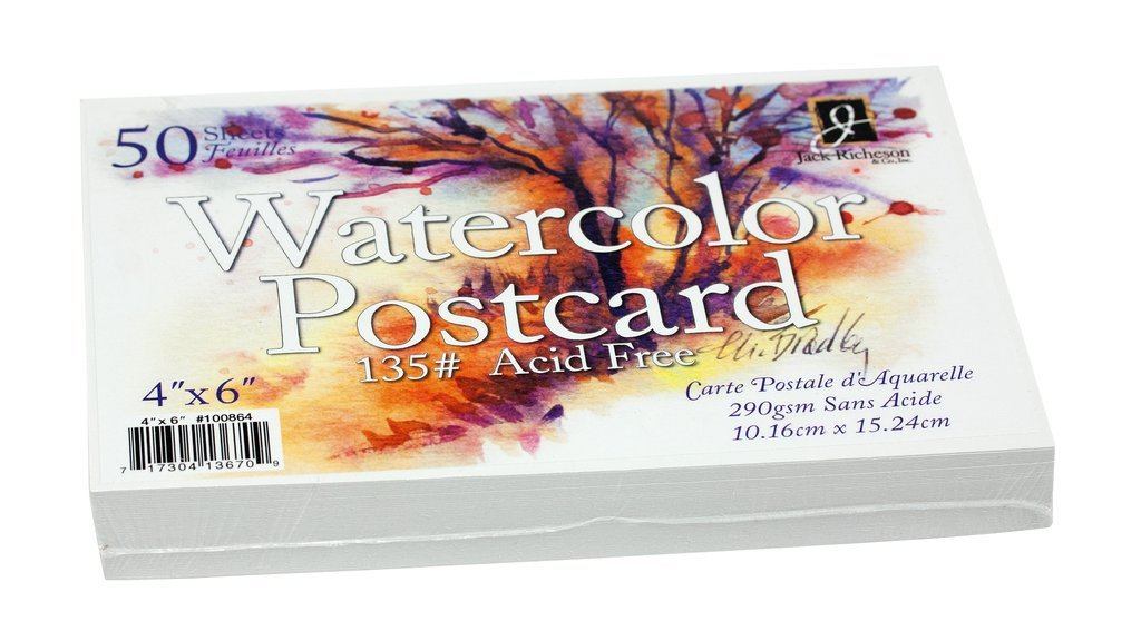 Watercolour Postcards 50pk