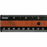 Westcott 12" KleenEarth Faux Burled Wood Ruler
