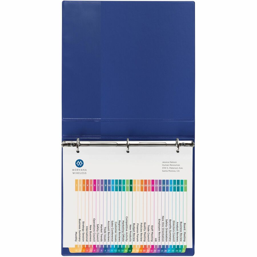 Avery® Ready Index® Table of Content Dividers for Laser and Inkjet Printers, 1-31