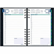 Blueline 2026 CoilPro 12-Month Daily Planner - January to December - 8" x 5" - Black - Bilingual C1504C81B