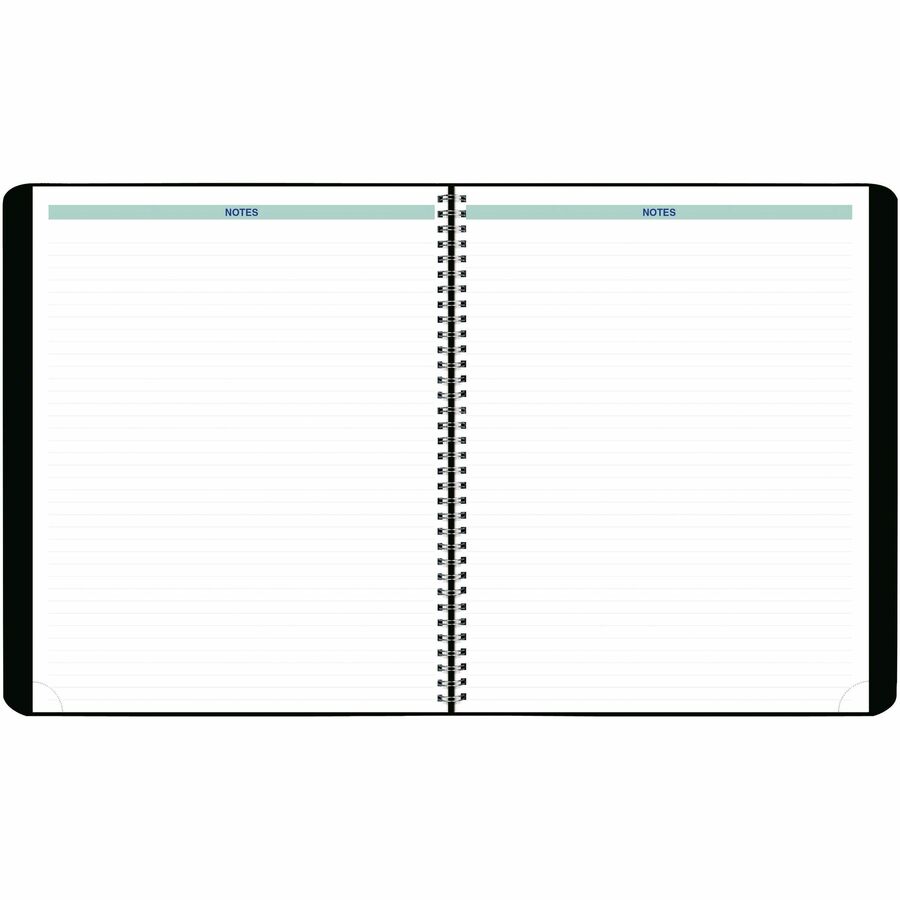 Blueline 2026 Essential 16-Month Monthly Planner - September-December - 11" x 9-1/16" - Black - Bilingual
