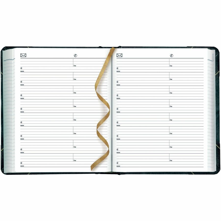 Brownline 2026 Traditional 12-Month Daily Planner - January to December - 6-1/2" x 8-1/8" - Marble Green - English