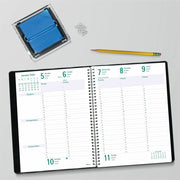 Blueline 2026 Timanager 13-Month Weekly/Monthly Planner - December to December - 10-1/4" x 7-5/8" - Black - English C590081