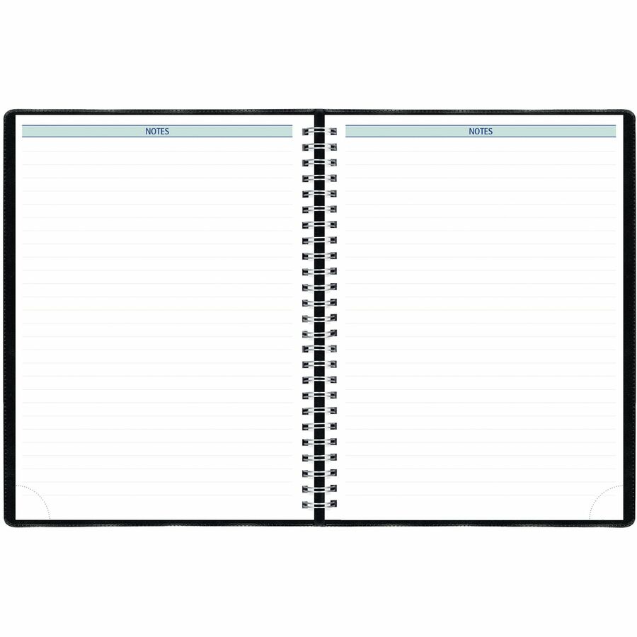 Blueline 2026 Timanager 13-Month Weekly/Monthly Planner - December to December - 10-1/4" x 7-5/8" - Black - English C590081