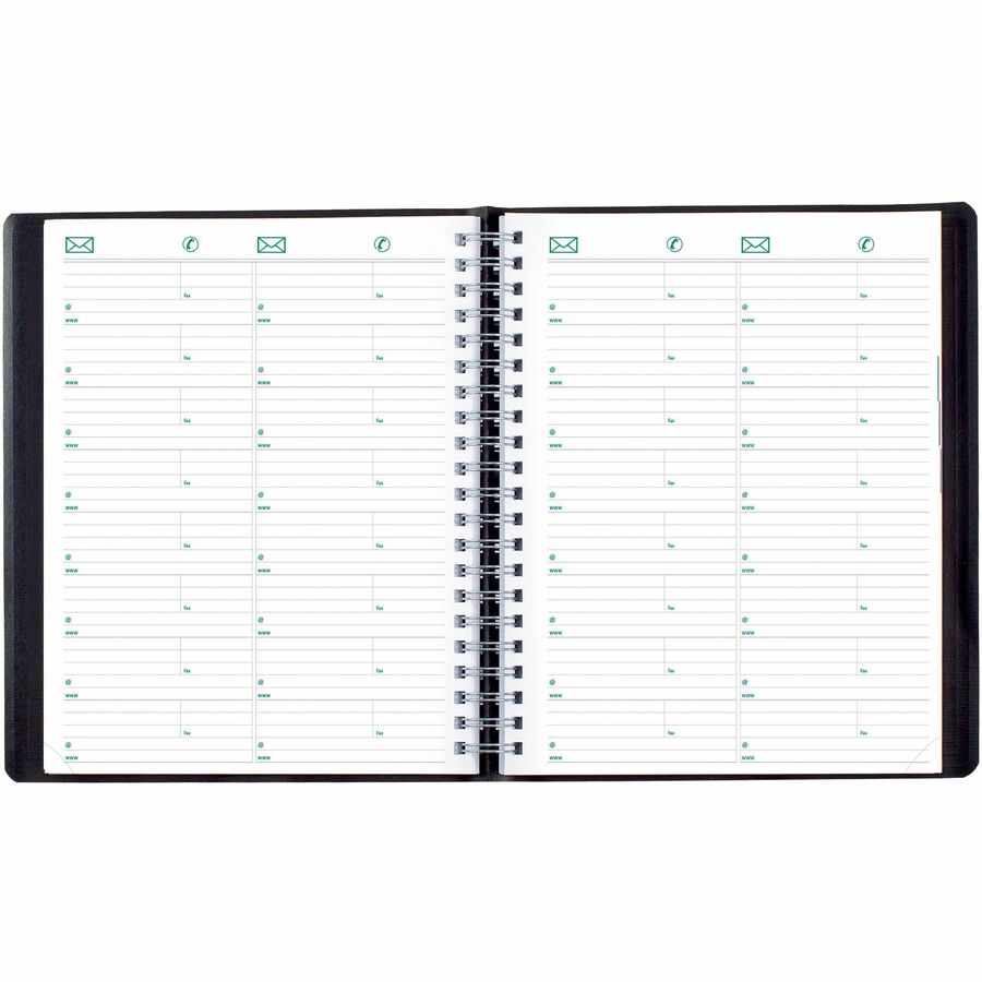 Blueline 2026 12-Month Daily Planner - January to December - 8.5x11 - Black - Bilingual C96581BT