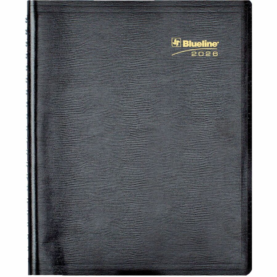 Blueline 2026 12-Month Daily Planner - January to December - 8.5x11 - Black - Bilingual C96581BT