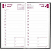Brownline® Traditional Daily Pocket Diary 6" x 3-1/8" Assorted English