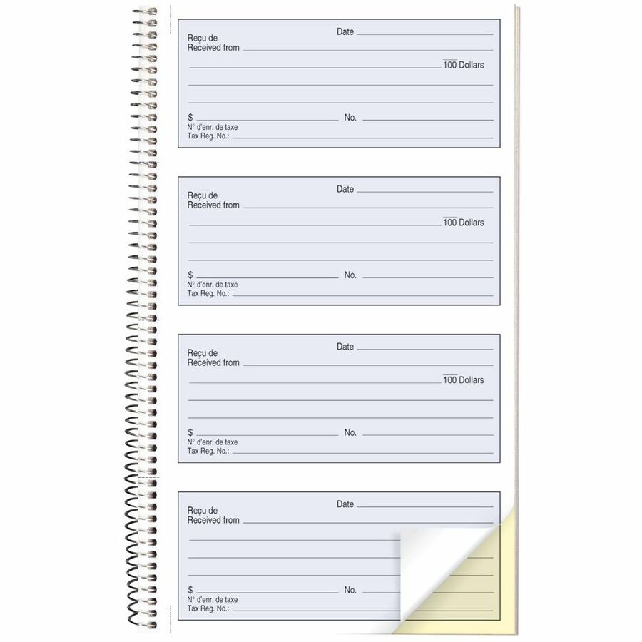 Blueline Receipt Book - BLIDCB4074T