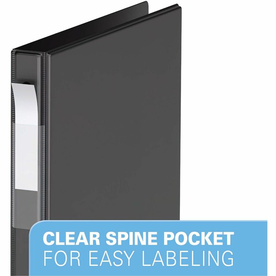 Davis Group Premium Economy, Round Ring, Binder, (Black, 5/8")