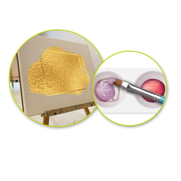 Acrylic Metallic Mini Tube Set