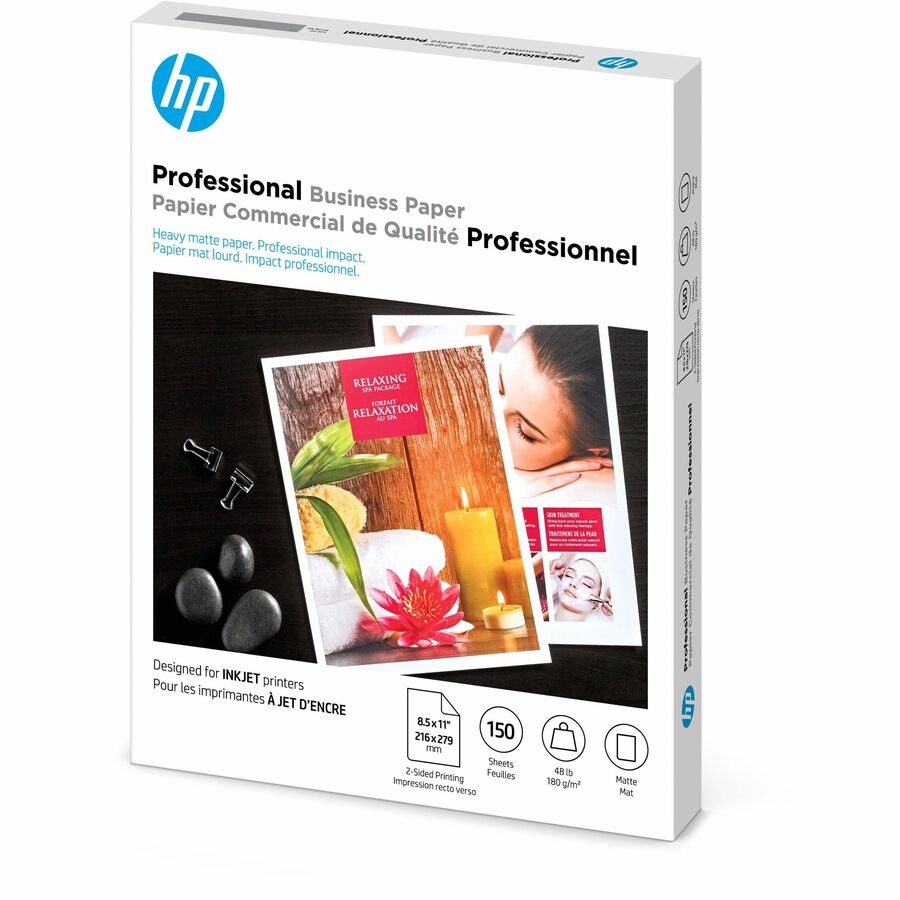 HP Matte Inkjet Brochure Paper - White
