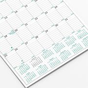 Brownline 2026 EcoLogix 12-Month Monthly Wall Calendar - January to December - 12" x 17" - English