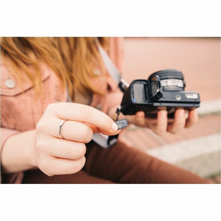 Verbatim 16GB Premium microSDHC Memory Card with Adapter, UHS-I V10 U1 Class 10