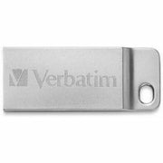 Verbatim 32GB Metal Executive USB Flash Drive - Silver