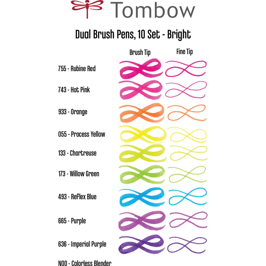 Tombow Dual Brush Pen Set - TOM56187