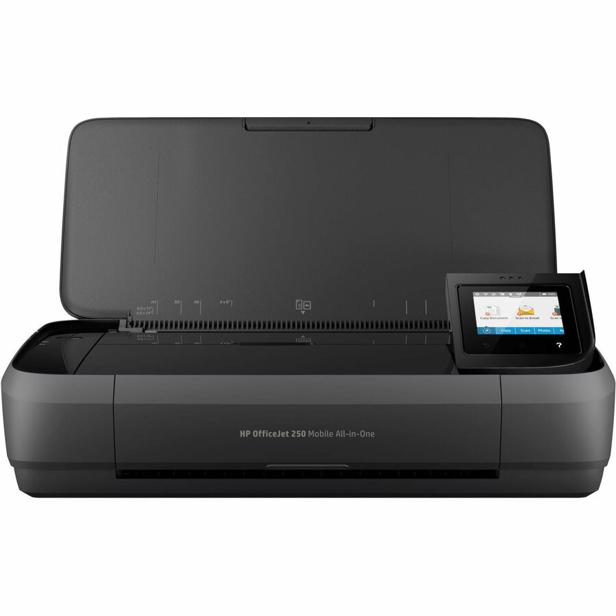 HP Officejet 250 Wireless Inkjet Multifunction Printer-Color-Copier/Scanner-20 ppm Mono/19 ppm Color Print-4800x1200 Print-Manual Duplex Print-500 Pages Monthly-50 sheets Input-Color Scanner-600 LAN