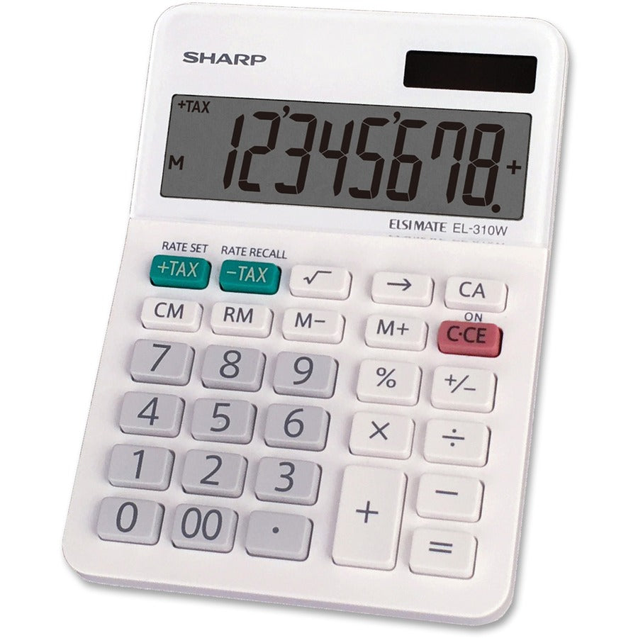 Sharp Calculators EL-310WB 8-Digit Professional Mini-Desktop Calculator
