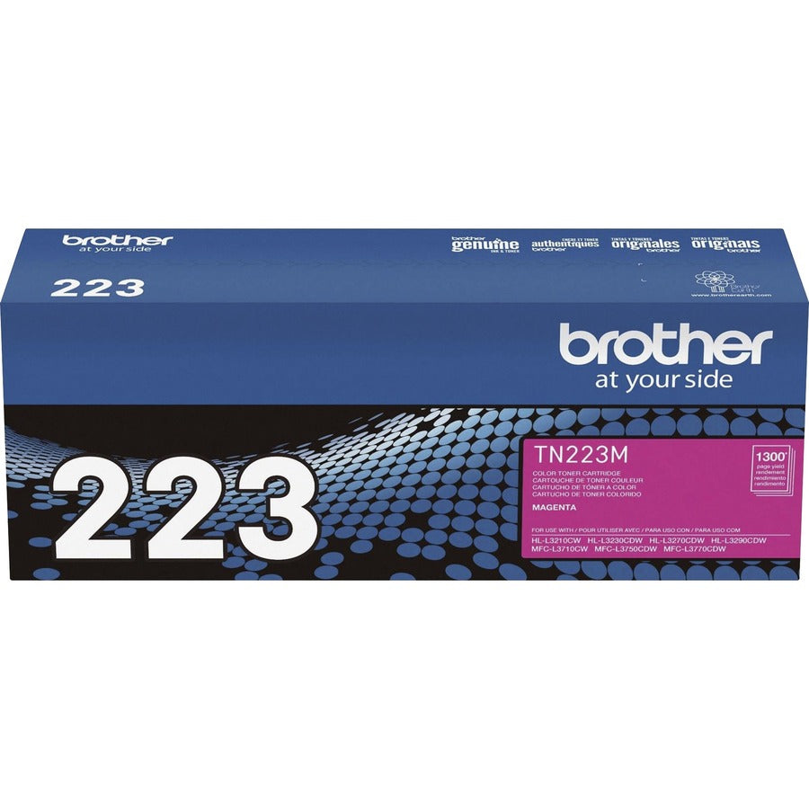 Brother TN-223M Original Standard Yield Laser Toner Cartridge - Magenta - 1 Each