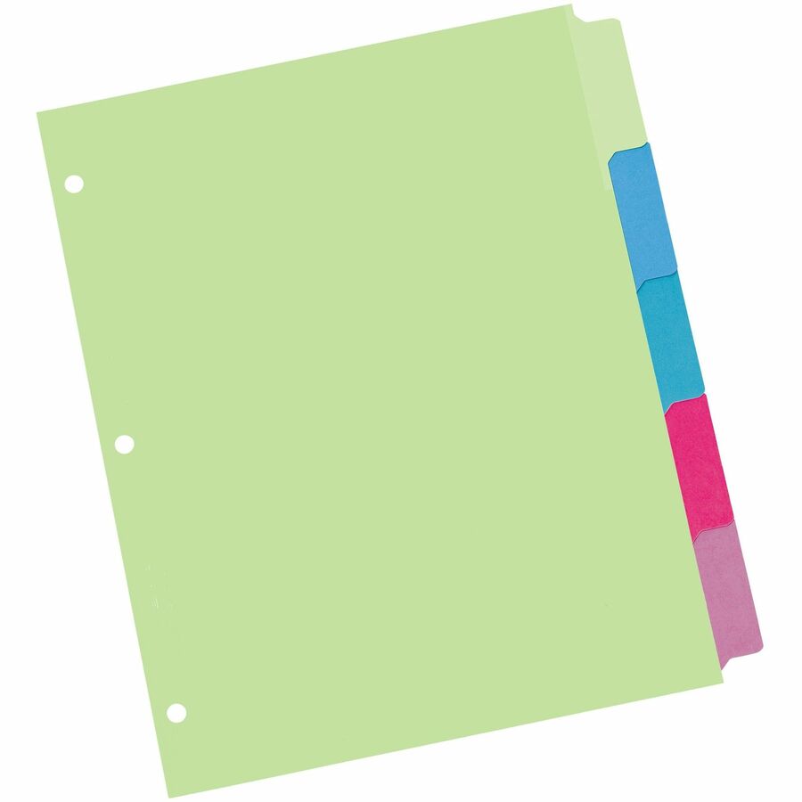 Avery® Big Tab„¢ Write & Erase Dividers 5 tabs, 1 set