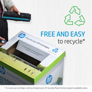 HP 502A (Q6471A) Original Laser Toner Cartridge - Single Pack - Cyan - 1 Each