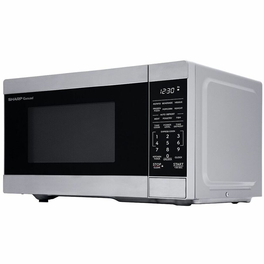 Sharp SMC0962KSC Countertop Microwave Oven 0.9 c.u. ft. 900W Stainless Steel