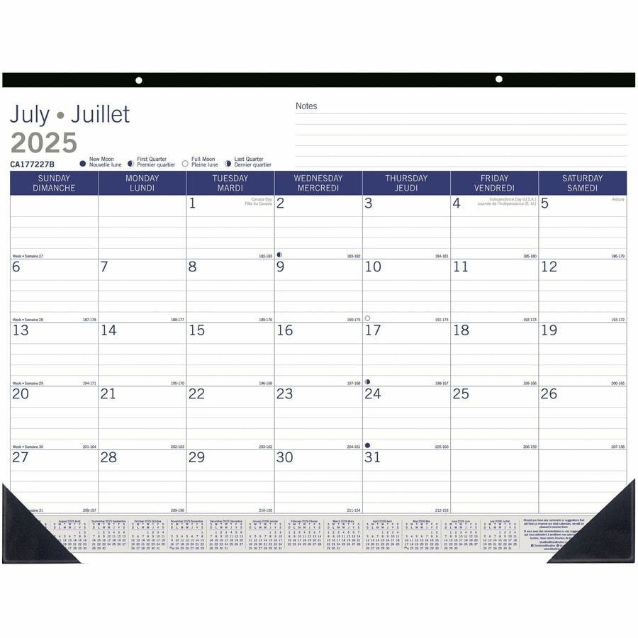 Calendar Academic DuraGlobe 22 X 11 Monthly 2025/26