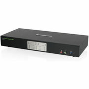 IOGEAR 2-Port 4K Dual View DisplayPort KVMP with USB 3.0 Hub and Audio