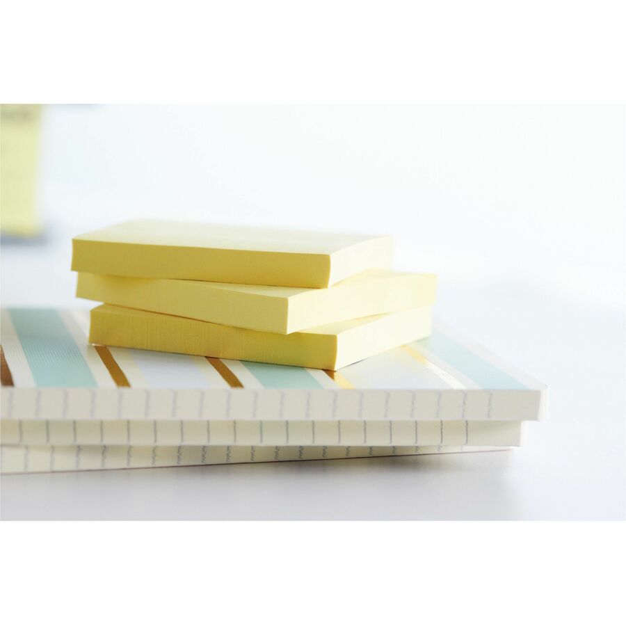 Post-it® Notes Original Notepads Singles MMM654