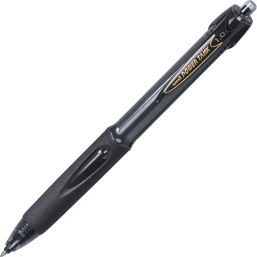 Uniball Power Tank Retractable Ballpoint Pens - 1.0mm Black 42070