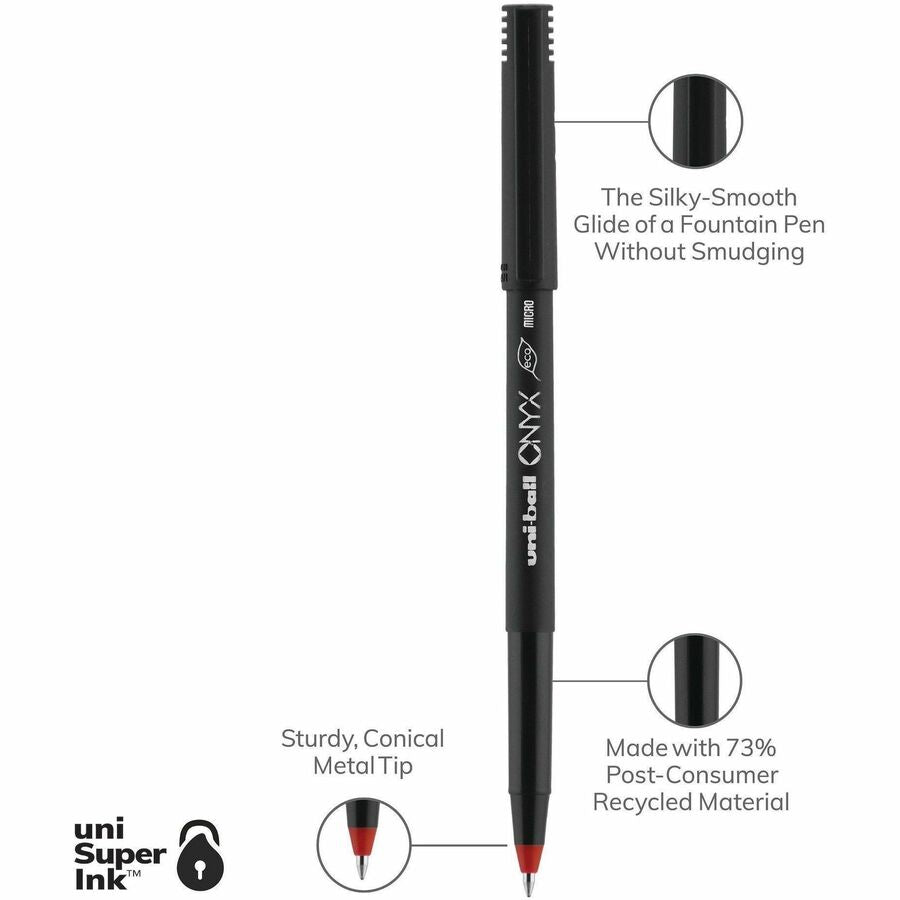 Uniball Onyx Rollerball Pens - UBC60145