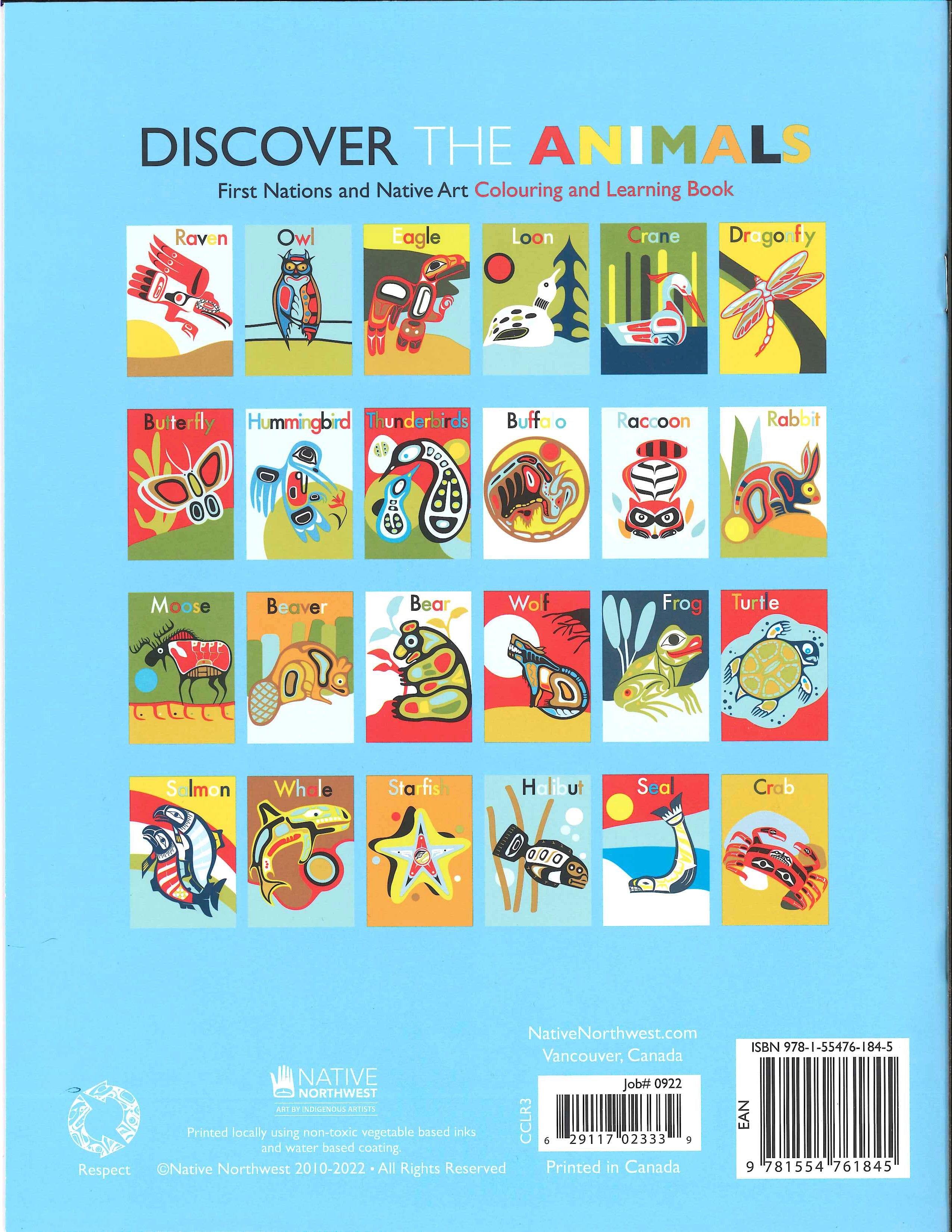 Discover The Animals - First Nations Colouring & Learning Book