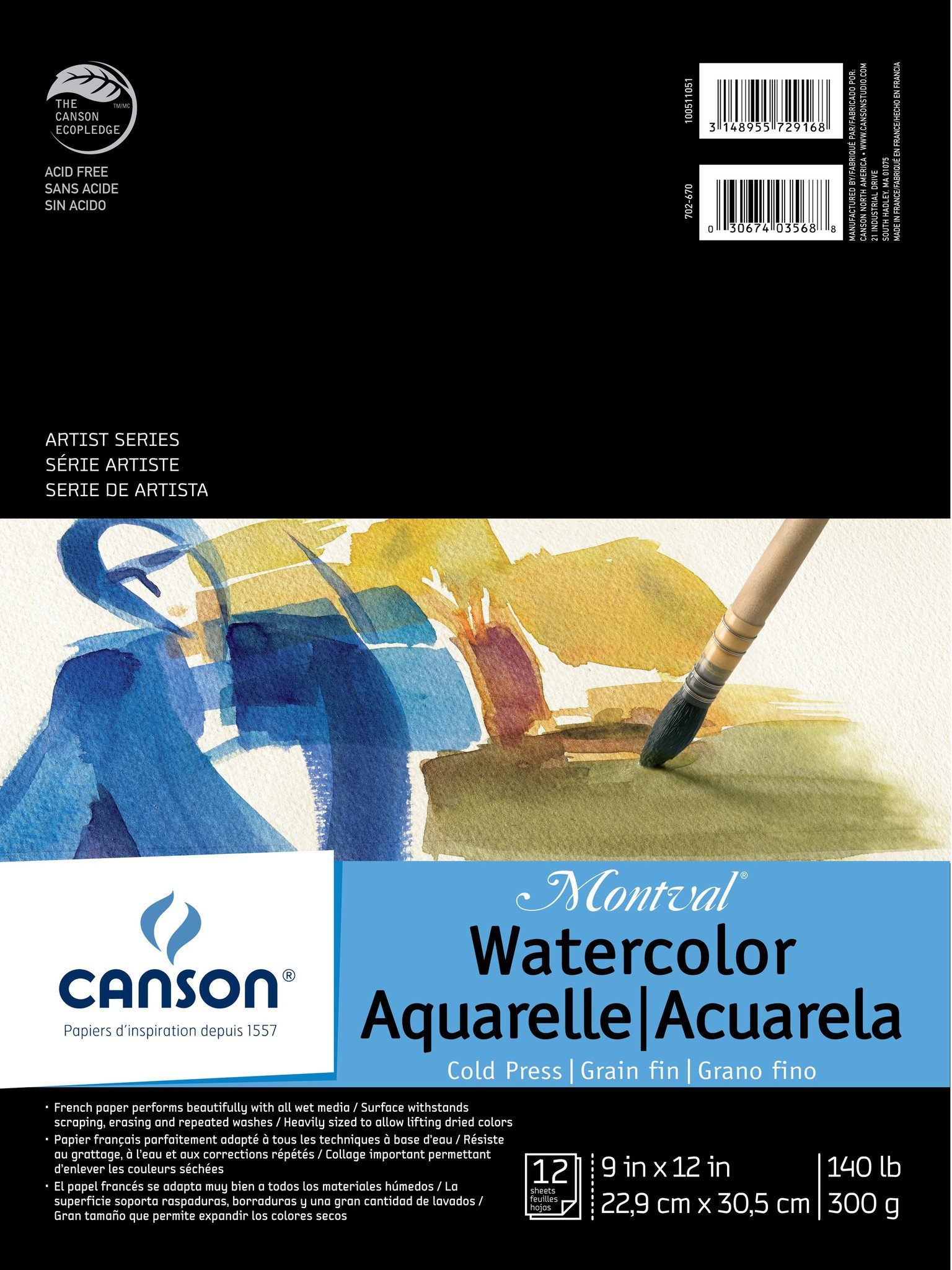 Canson Montval Watercolour Pads