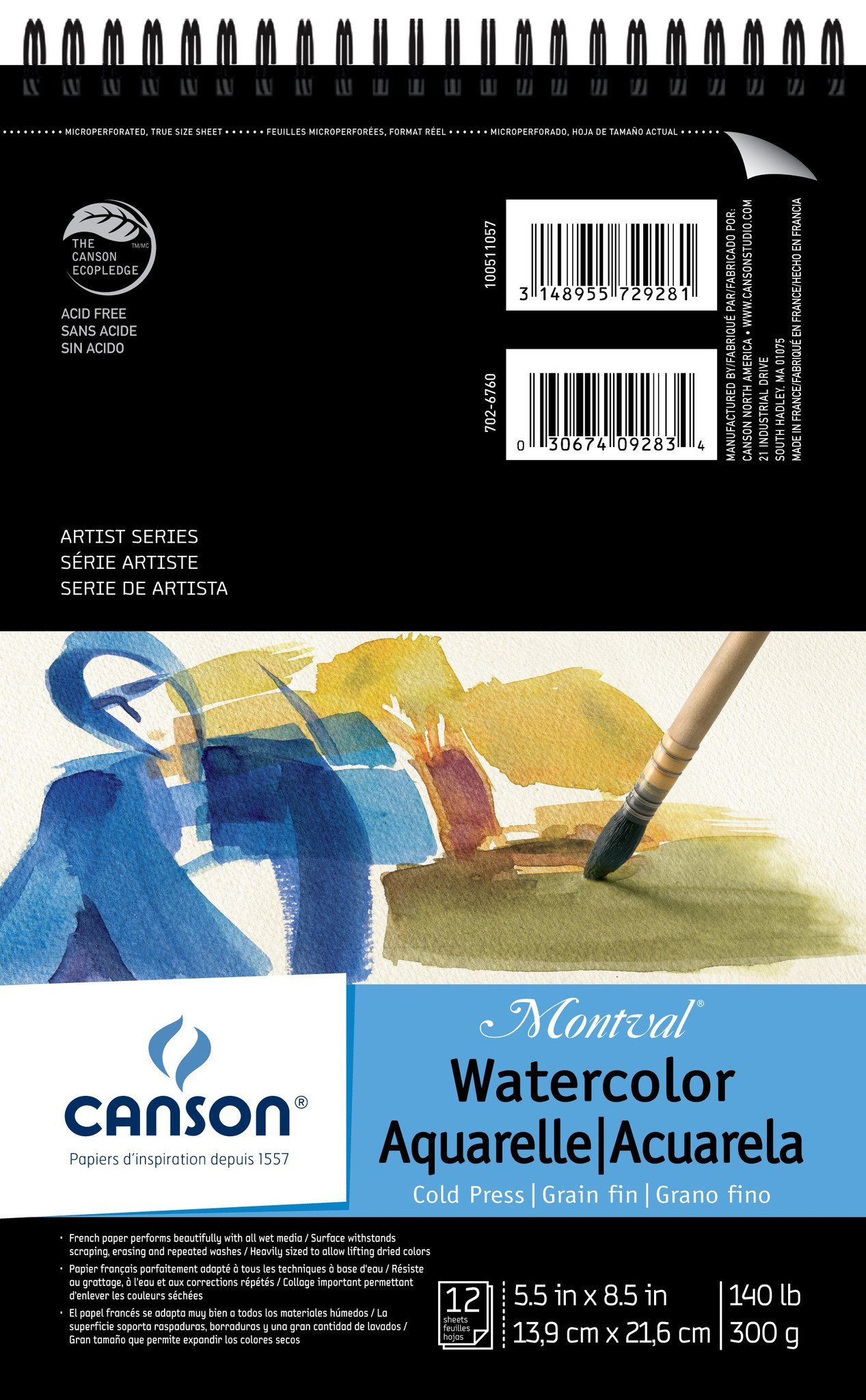 Canson Montval Watercolour Pads
