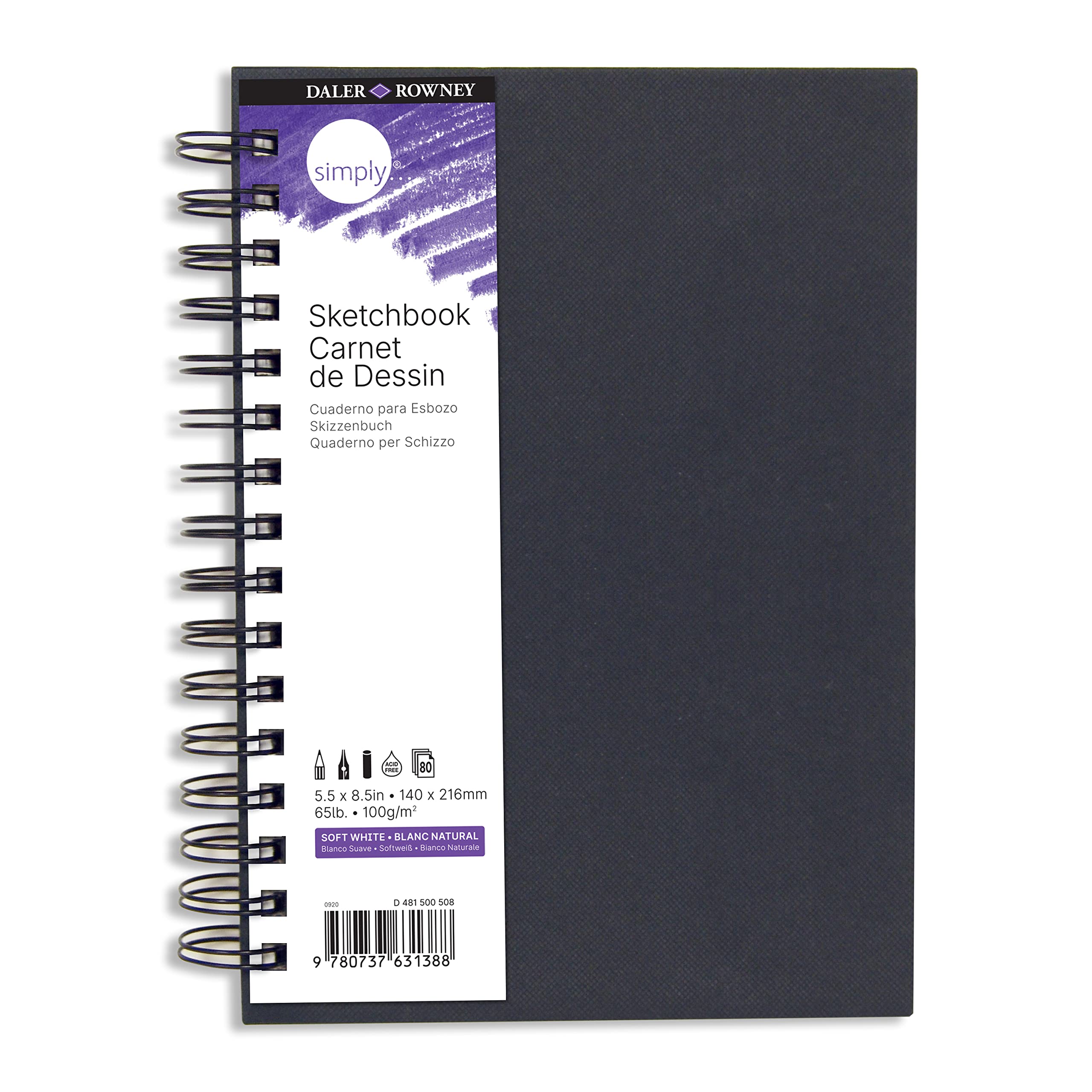 Daler Rowney Simply Coil Sketchbooks
