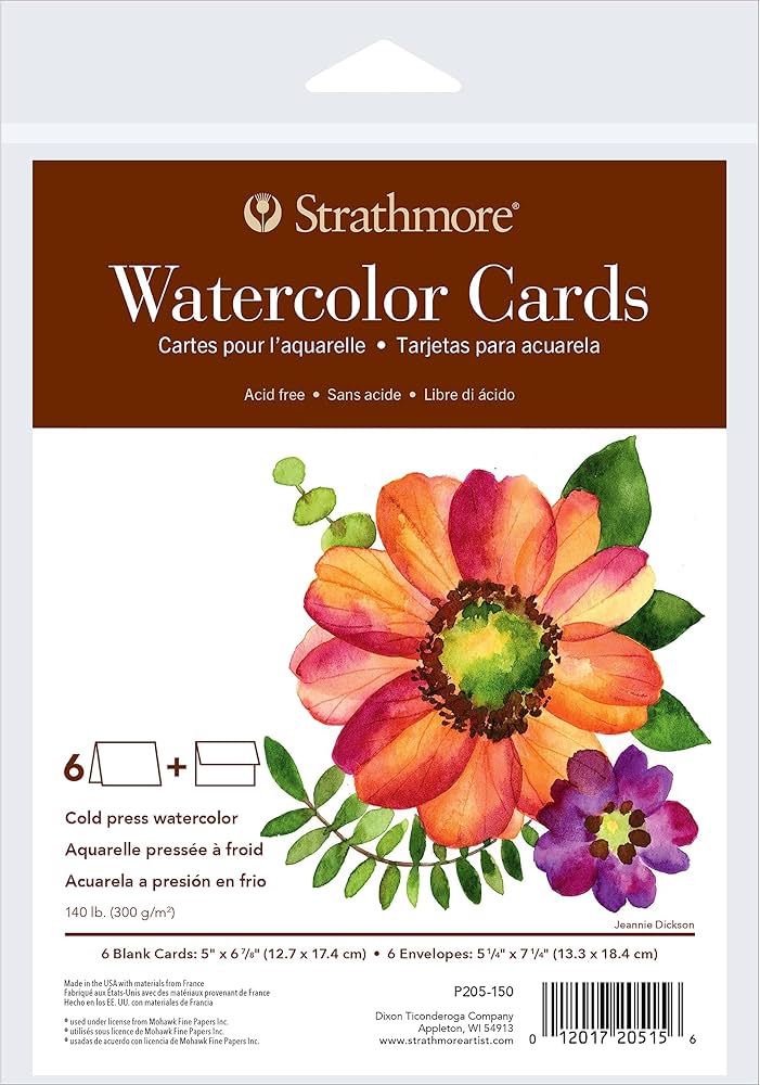 Strathmore Watercolour Cards