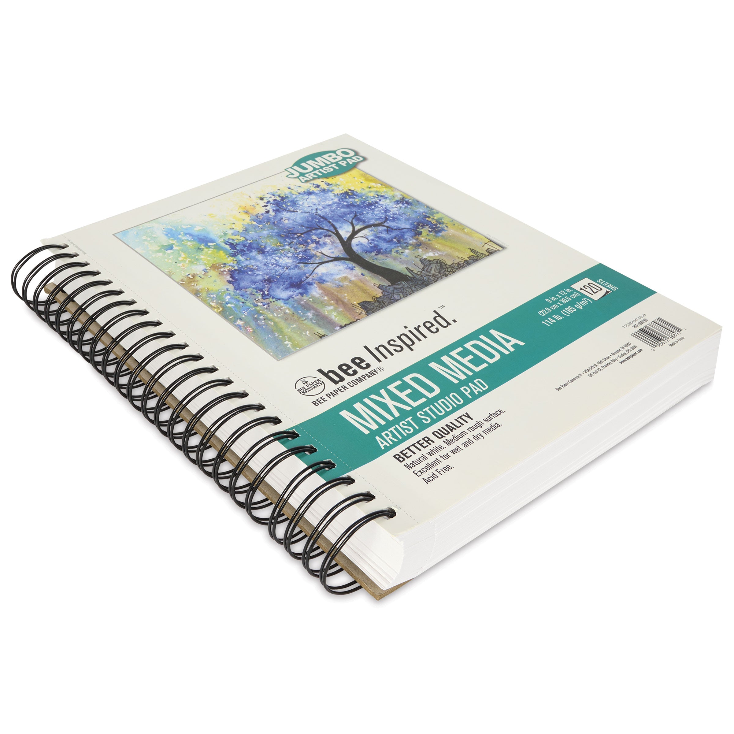 Inspired 9x12" Mixed Media Pads & Sketchbooks