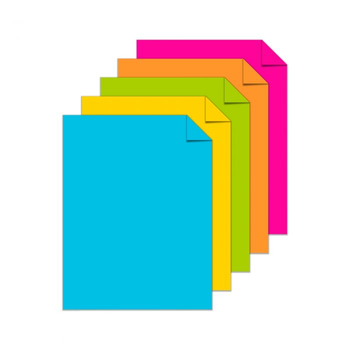 Astrobrights 65LB 5 Colour 50/PK Cardstock Paper