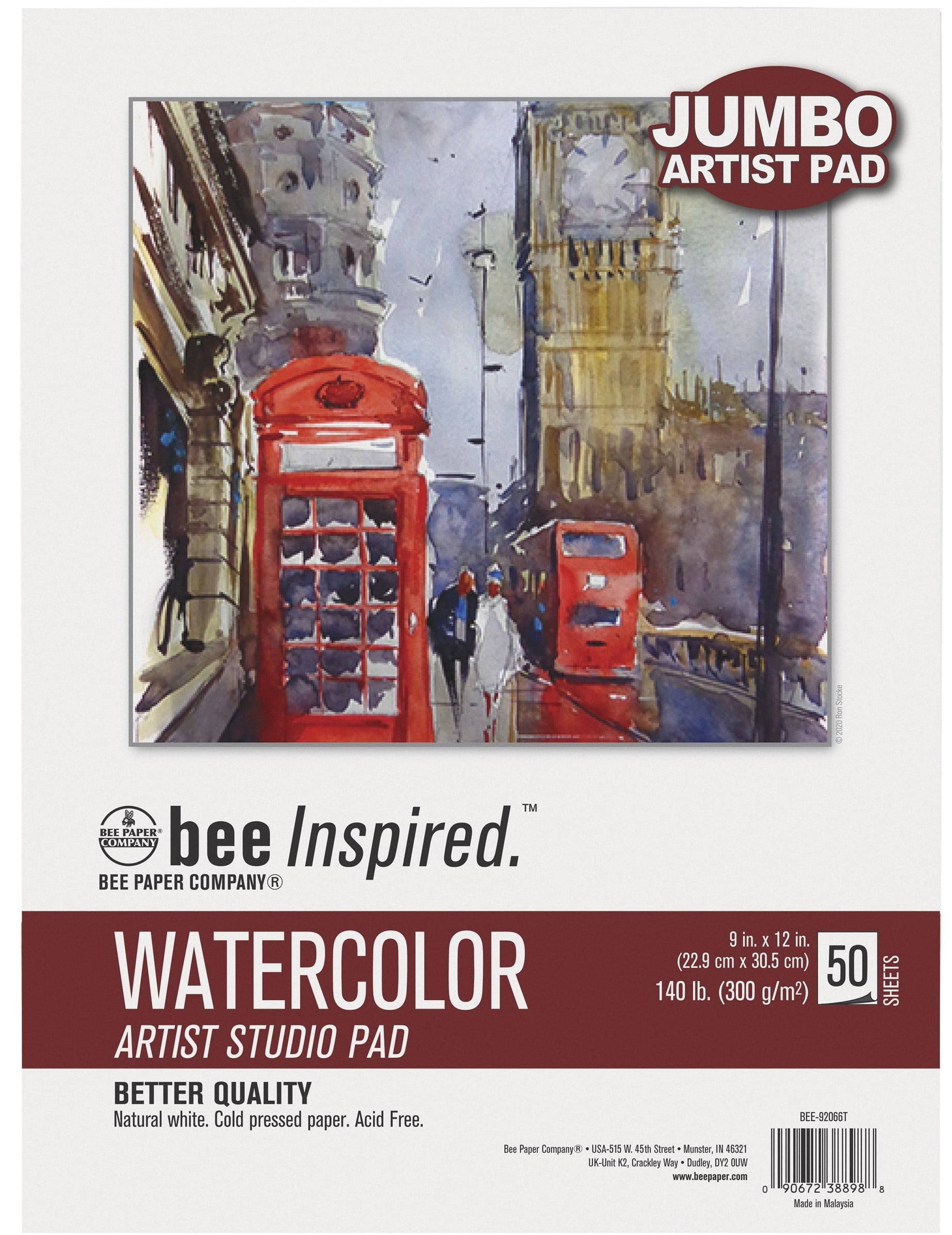 Inspired 9x12" Watercolour Pads