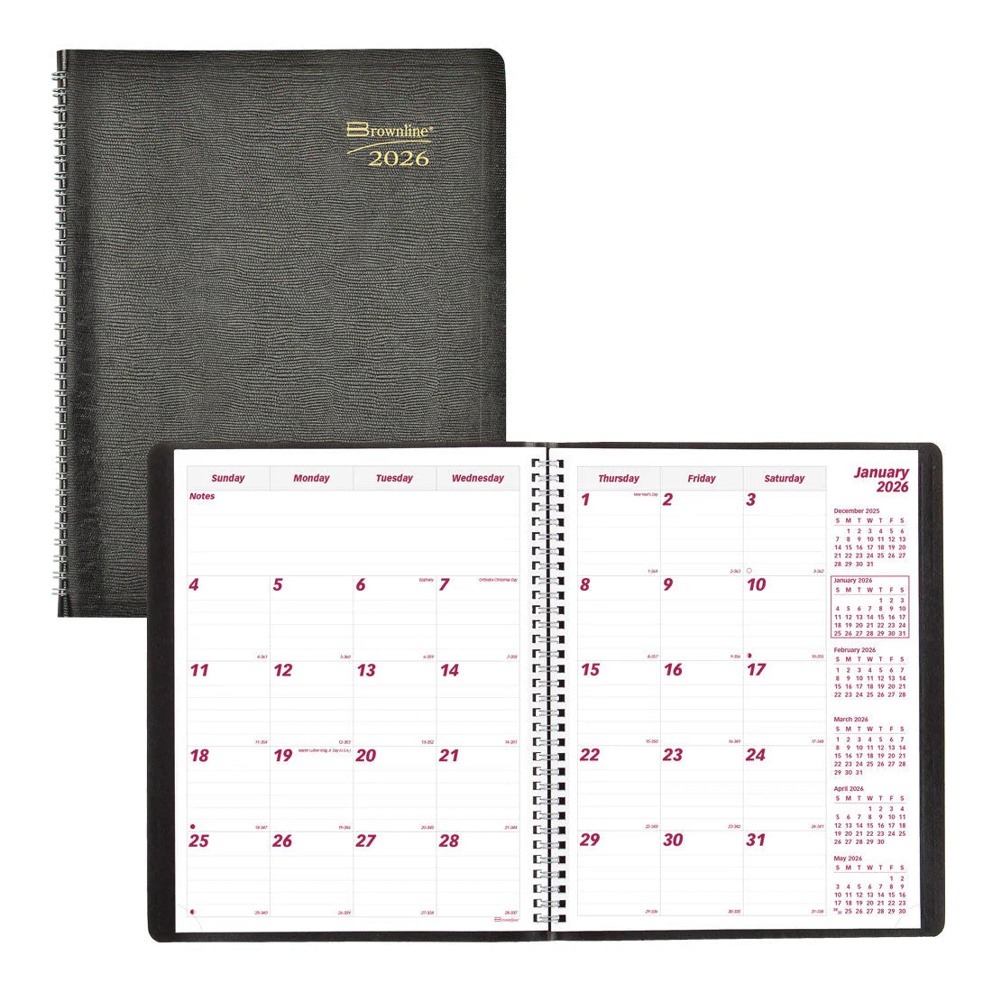 Planner Academic Sept-Dec Monthly 2026 CB1260BLK