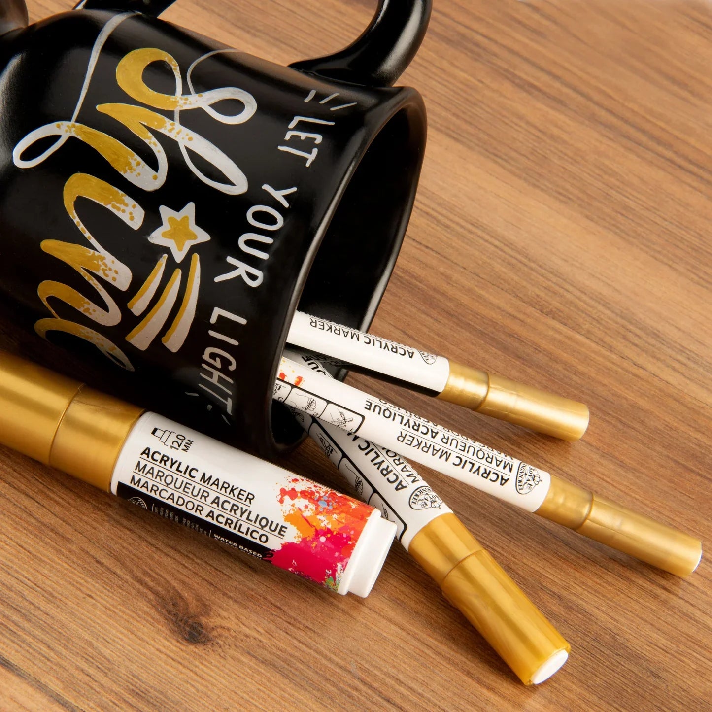 Acrylic Marker 4pc Assorted Size Sets