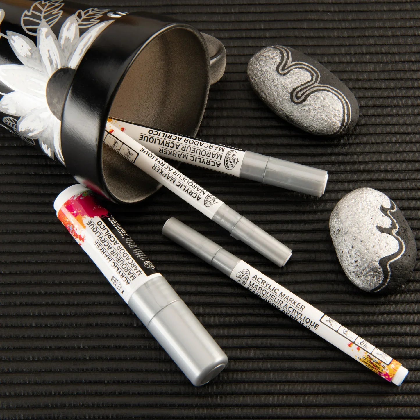 Acrylic Marker 4pc Assorted Size Sets