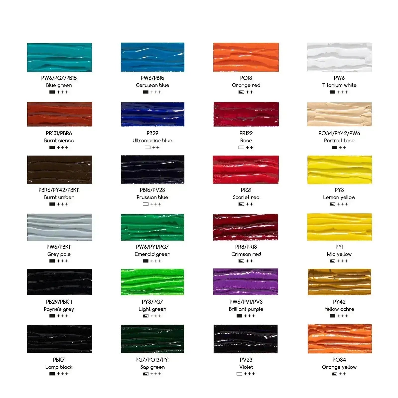 Oil 24-Colour Set 22ml