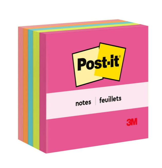 Post-it® Notes 3x3 - Poptimistic Color Collection - 5pack