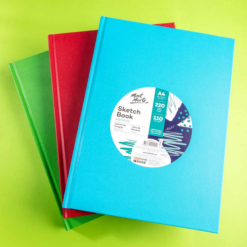 Mont Marte Hardbound A4 Sketchbook