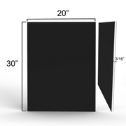 Foamboard Black 20x30