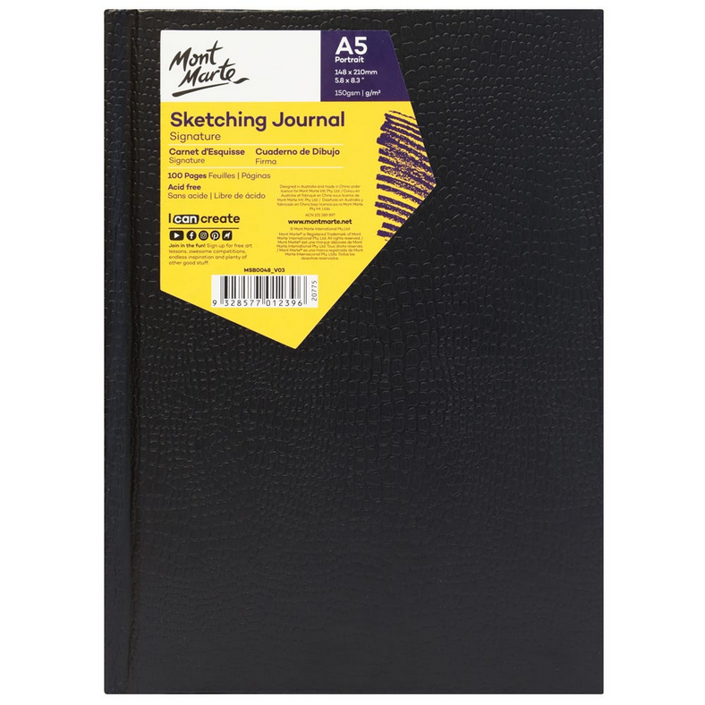 Mont Marte Hardcover Sketching Journals