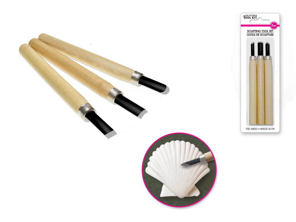 Carving tools 3pc Set B