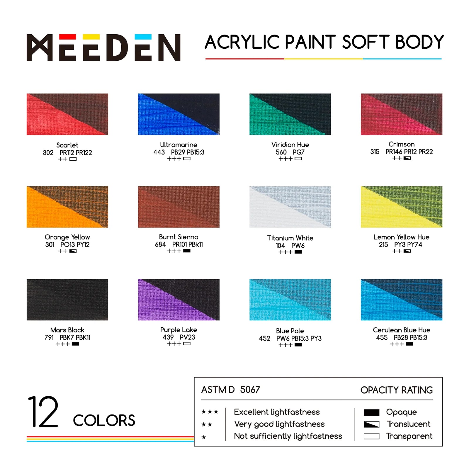 Acrylic Soft Body Paint 60ml Sets