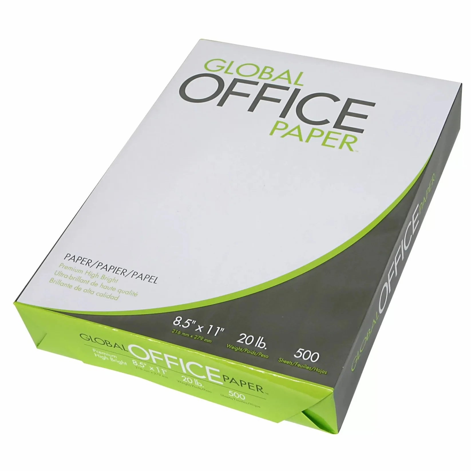 Global Office Paper 8.5 x 11 letter size 500 sheets/ream SAVE WHEN YOU BUY 10